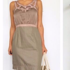 Ann Taylor Loft Ribbon & Mesh Dress Sz 4